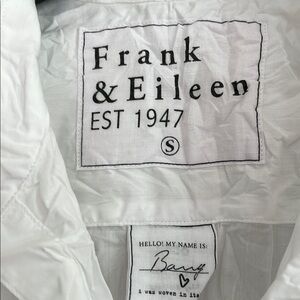 Frank & Eileen Crinkle White Barry Shirt